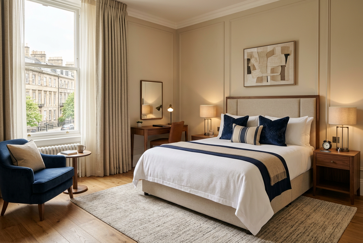 Suite di hotel 4 stelle elegante e raffinata